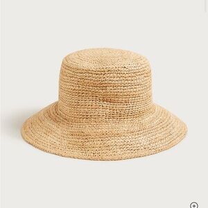 J Crew Raffia bucket hat, S/M